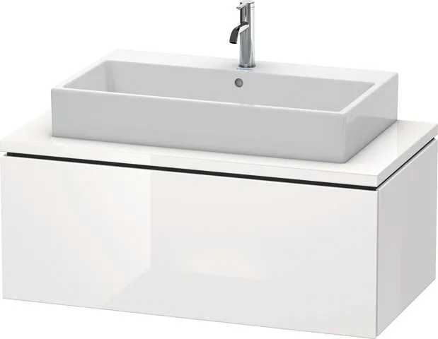 Duravit Waschtischunterschrank wandhängend „L-Cube“ 102 × 40 × 54,7 cm Weiß Hochglanz Duravit Waschtischunterschrank wandhängend „L-Cube“ 102 × 40 × 54,7 cm Weiß Hochglanz