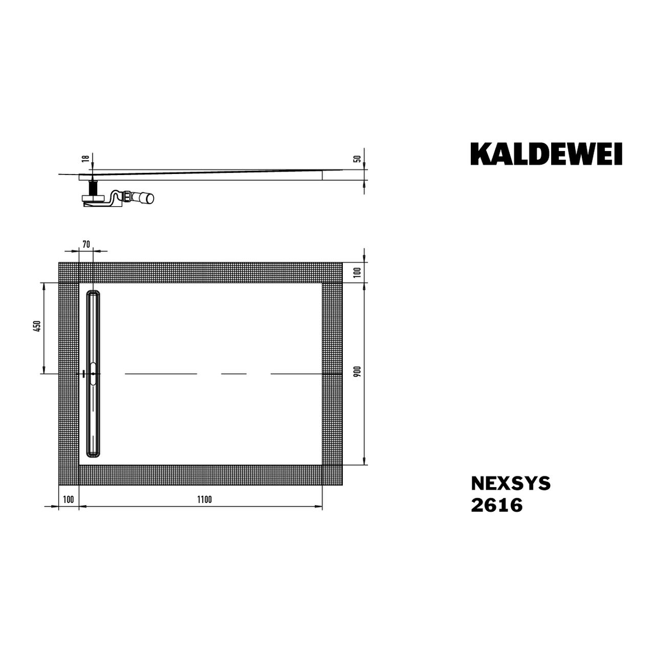 Kaldewei rechteck Duschwanne „Nexsys“ 90 × 110 cm in alpinweiß Kaldewei rechteck Duschwanne „Nexsys“ 90 × 110 cm in alpinweiß