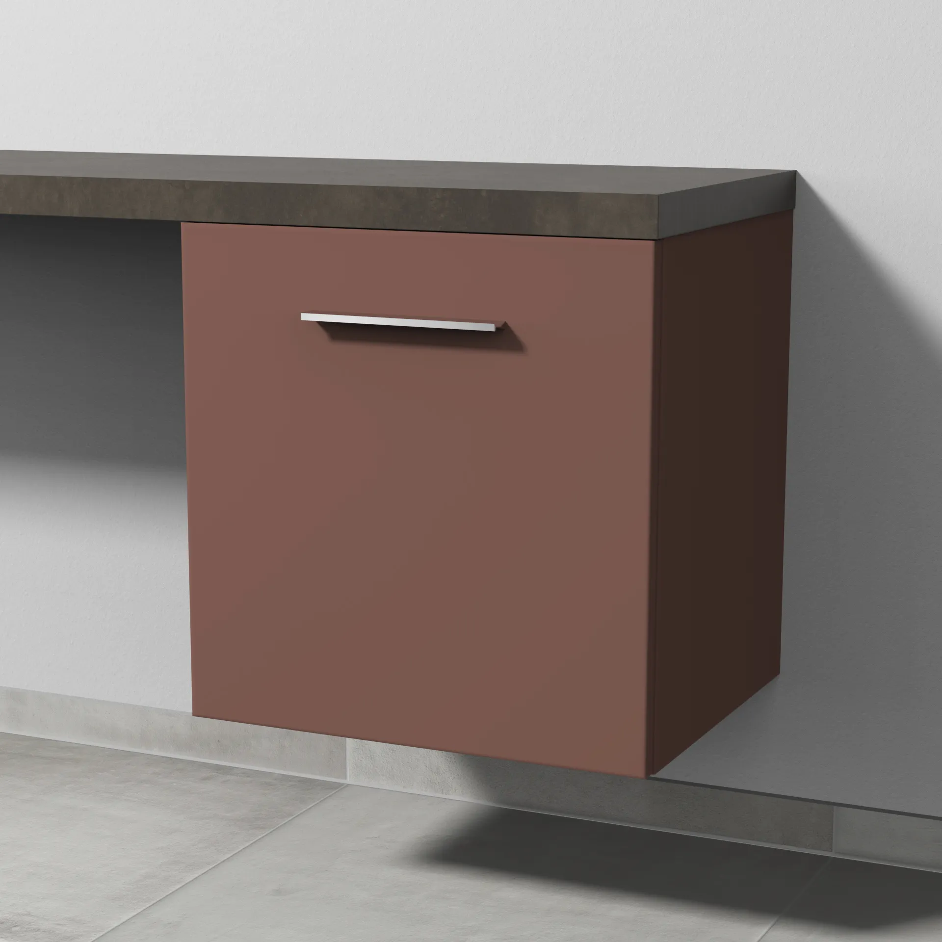 Sanipa Anbauschrank „2morrow“ 500 × 510 × 420 mm in Wine-Red