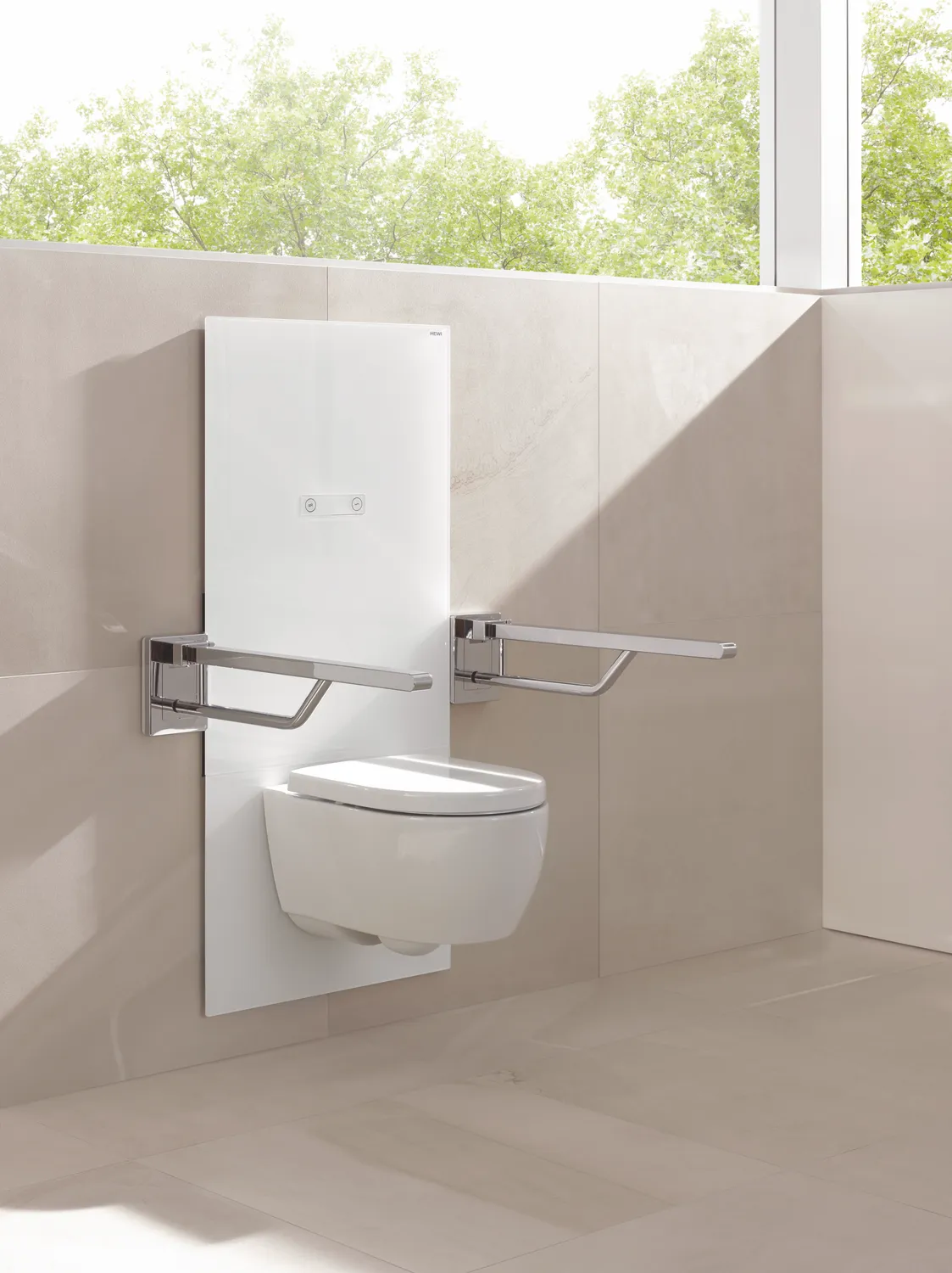 HEWI WC-Modul S 50, höhenverstellbar, weiß HEWI WC-Modul S 50, höhenverstellbar, weiß
