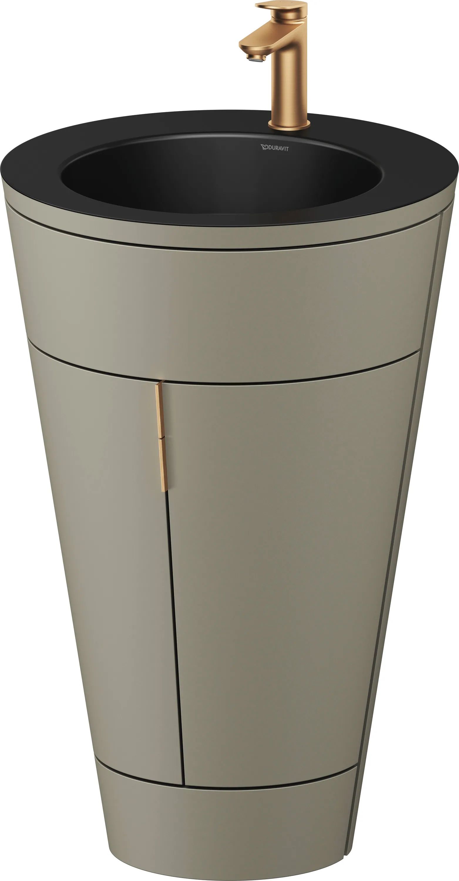 Duravit Waschtischunterschrank bodenstehend „Starck 1“ 56 × 86,4 × 60,5 cm in Schwarz Matt Duravit Waschtischunterschrank bodenstehend „Starck 1“ 56 × 86,4 × 60,5 cm in Schwarz Matt
