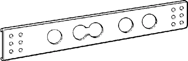 Viega „Sanfix“ Montageschablone für Anschlussdosenbefestigung Viega „Sanfix“ Montageschablone für Anschlussdosenbefestigung