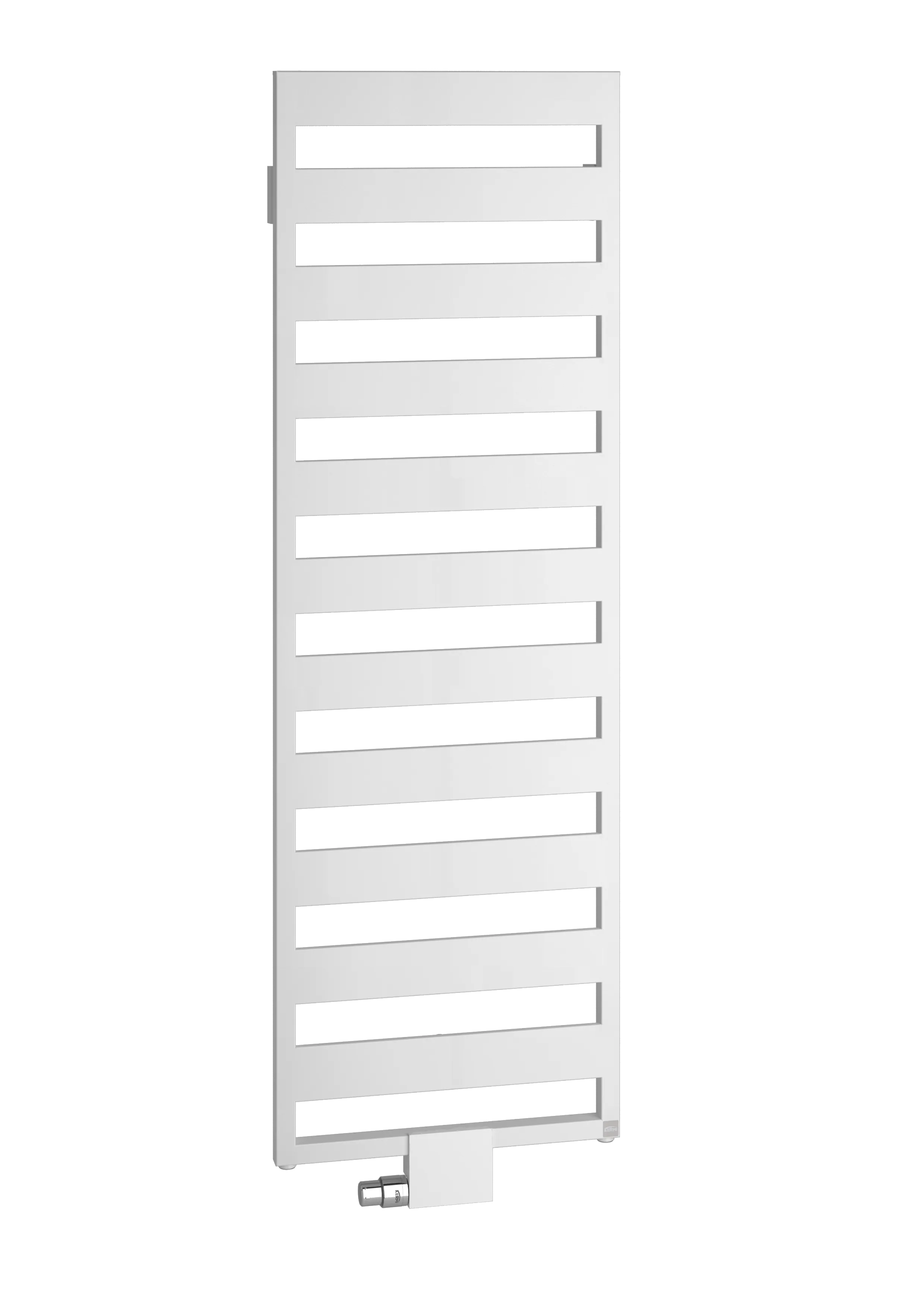 Kermi Design-Heizkörper „Casteo®“ 50 × 98,6 cm in glanzsilber Metallic