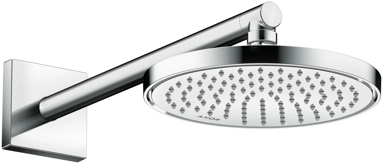 Hansgrohe AXOR ShowerSolutions Kopfbrause 220 1jet EcoSmart Chrom, 220 mm Brausekopfgröße, verstellbarer Winkel, abnehmbar zur Reinigung Hansgrohe AXOR ShowerSolutions Kopfbrause 220 1jet EcoSmart Chrom, 220 mm Brausekopfgröße, verstellbarer Winkel, abnehmbar zur Reinigung