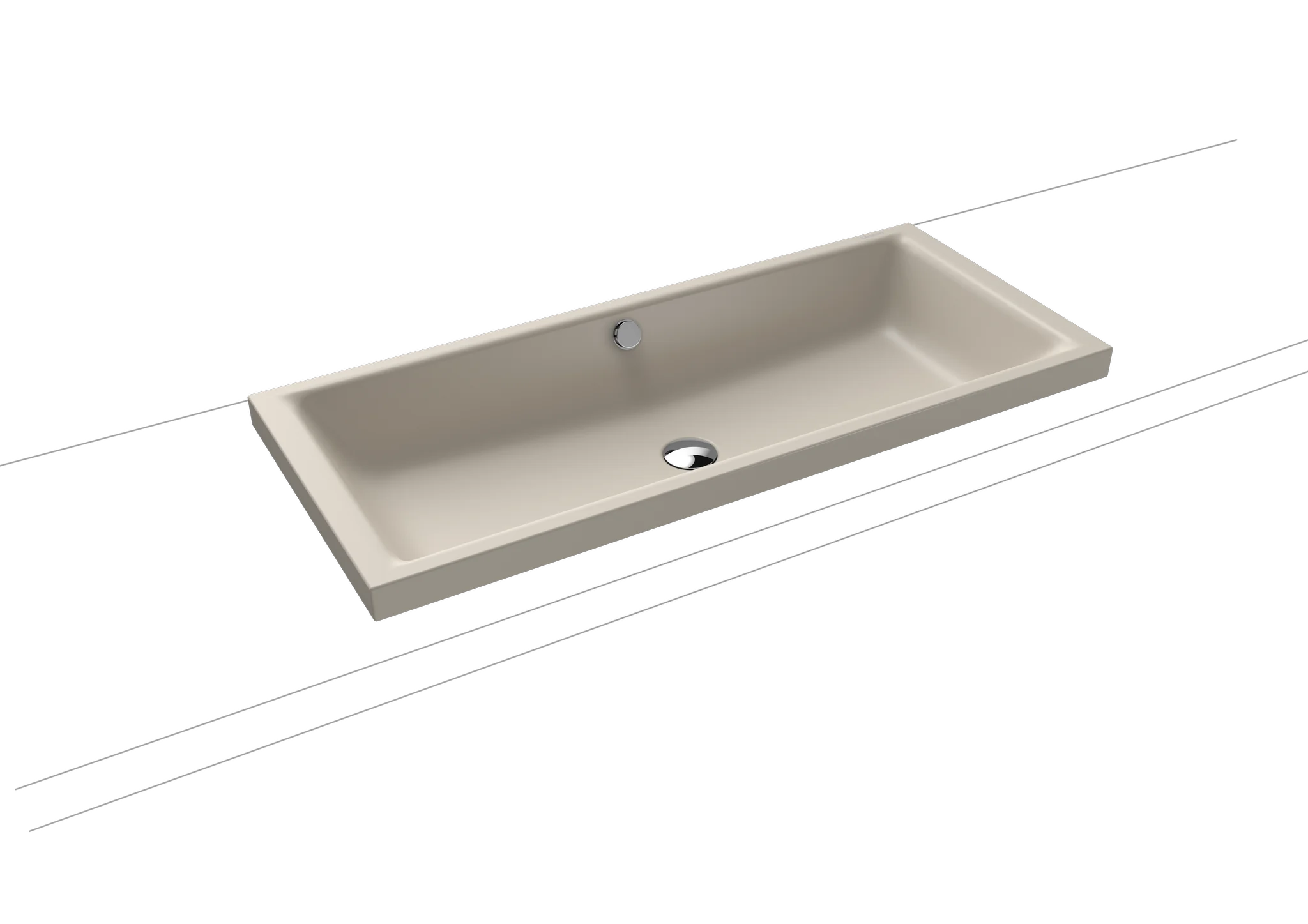 Kaldewei Aufsatzwaschtisch PURO S mit Perl-Effekt und Antidröhn, Randhöhe 40 mm, 900 x 385 mm in warm grey 10 Kaldewei Aufsatzwaschtisch PURO S mit Perl-Effekt und Antidröhn, Randhöhe 40 mm, 900 x 385 mm in warm grey 10