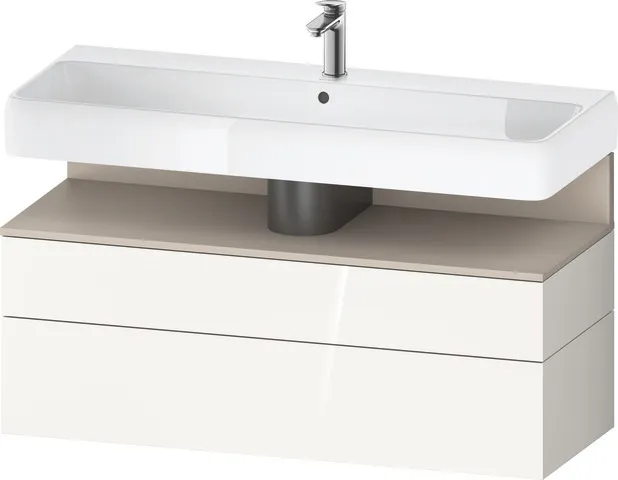 Duravit Waschtischunterschrank wandhängend „Qatego“ 119 × 59 × 47 cm in, mit Beleuchtung Duravit Waschtischunterschrank wandhängend „Qatego“ 119 × 59 × 47 cm in, mit Beleuchtung