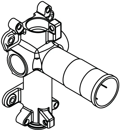 Hansgrohe AXOR ShowerSolutions Grundkörper für Absperrventil 120⁄120 Unterputz Hansgrohe AXOR ShowerSolutions Grundkörper für Absperrventil 120⁄120 Unterputz