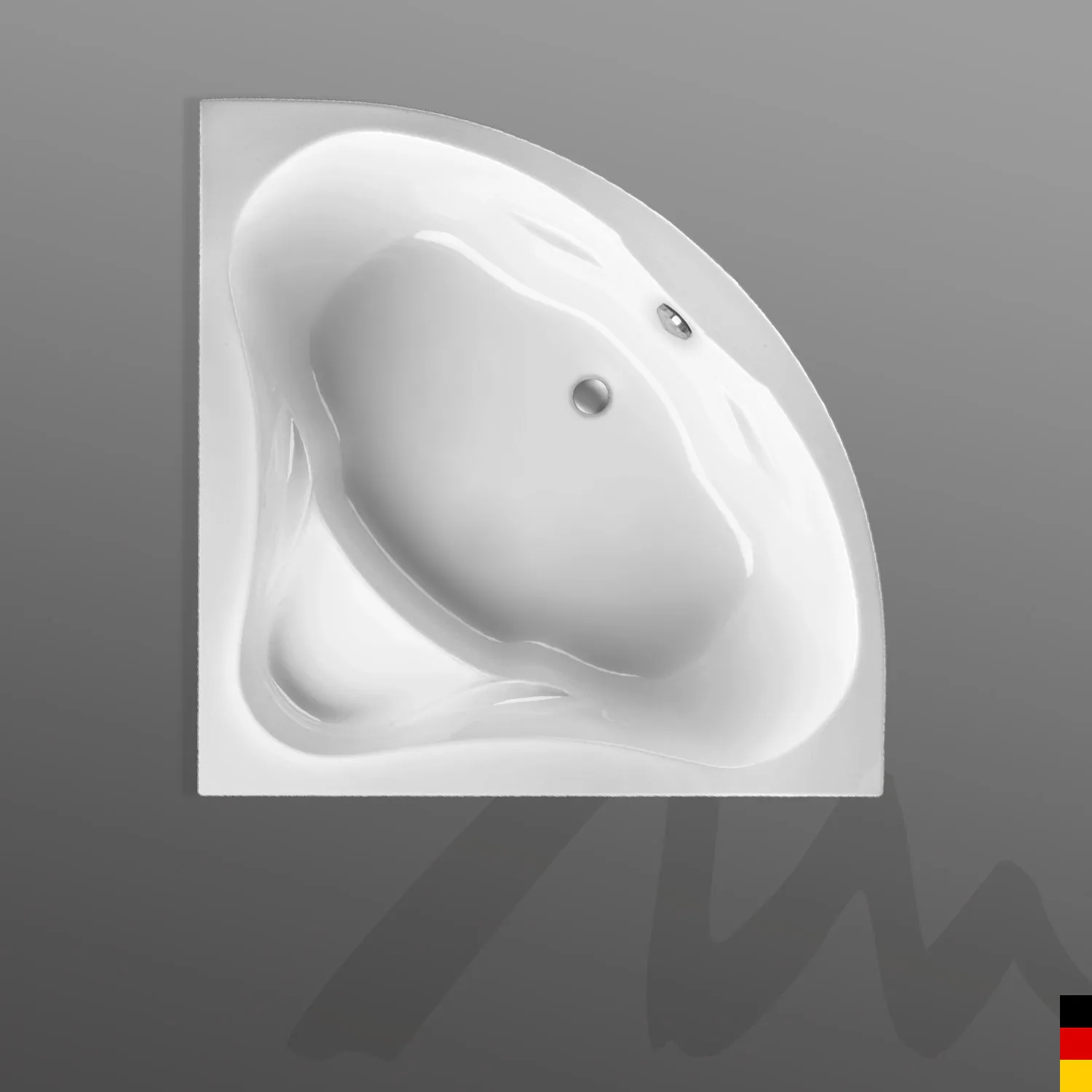 Mauersberger Acryl-Badewanne berlandi 140⁄140 Mauersberger Acryl-Badewanne berlandi 140⁄140