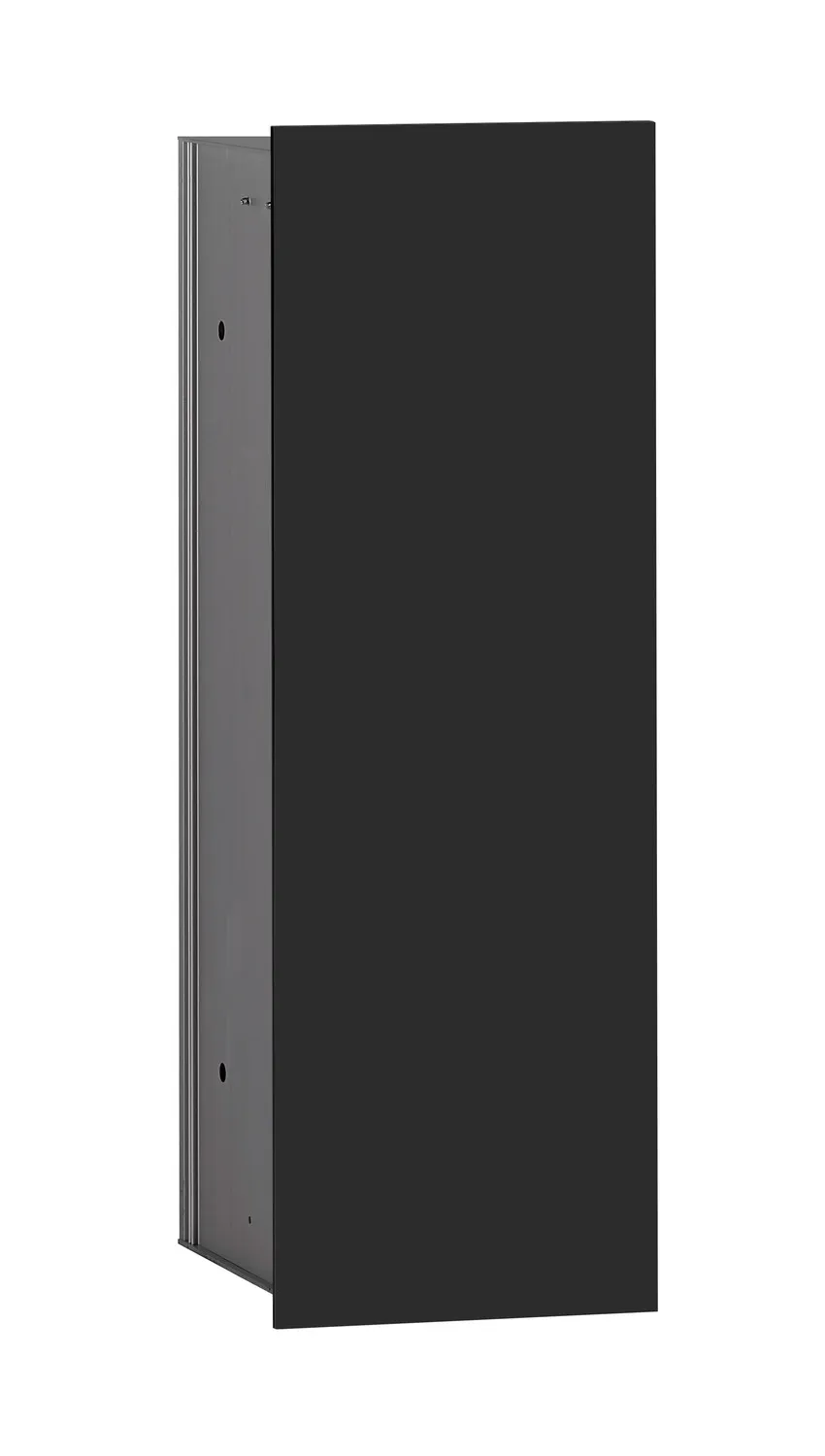 Bürstengarnitur-Modul asis 2.0Unterputz, 497 mm, schwarz mattohne Einbaurahmen