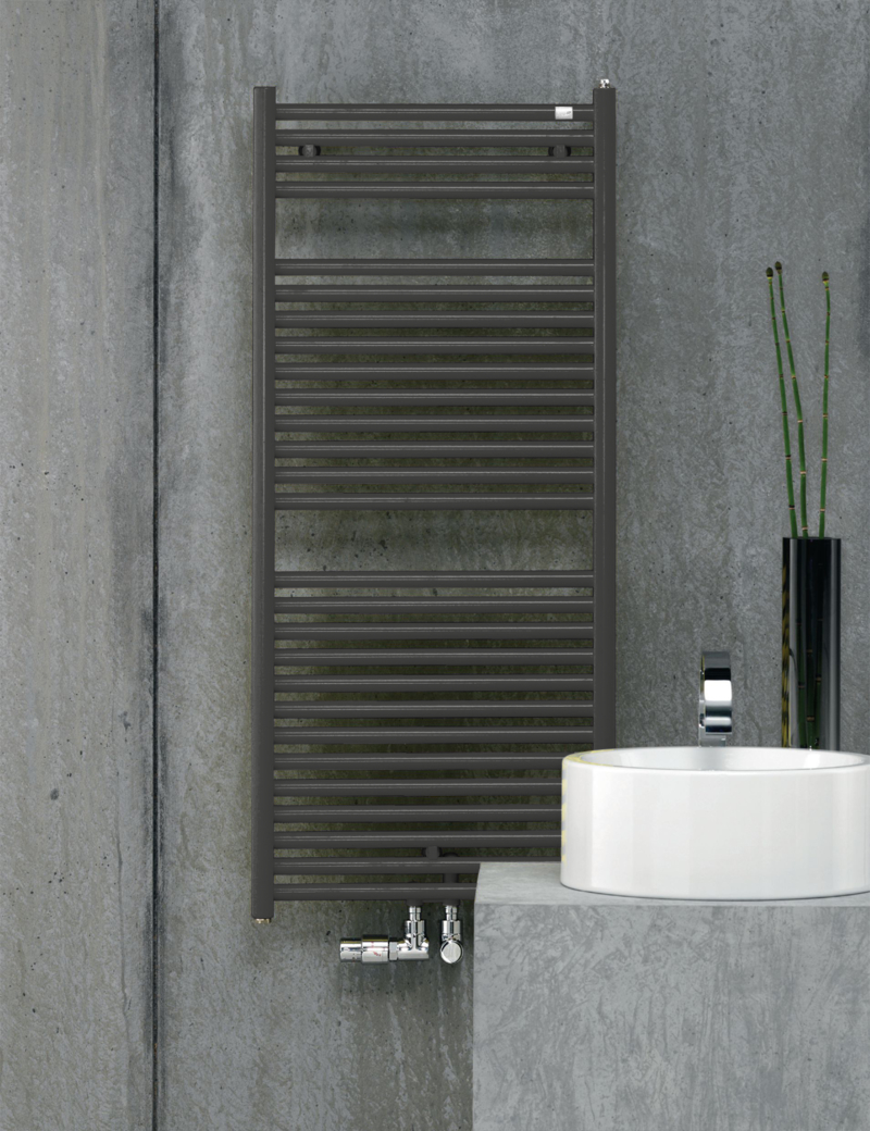 Zehnder Troja TG-120-045-05 Design-Heizkörper 1148x35x450 Anthracite