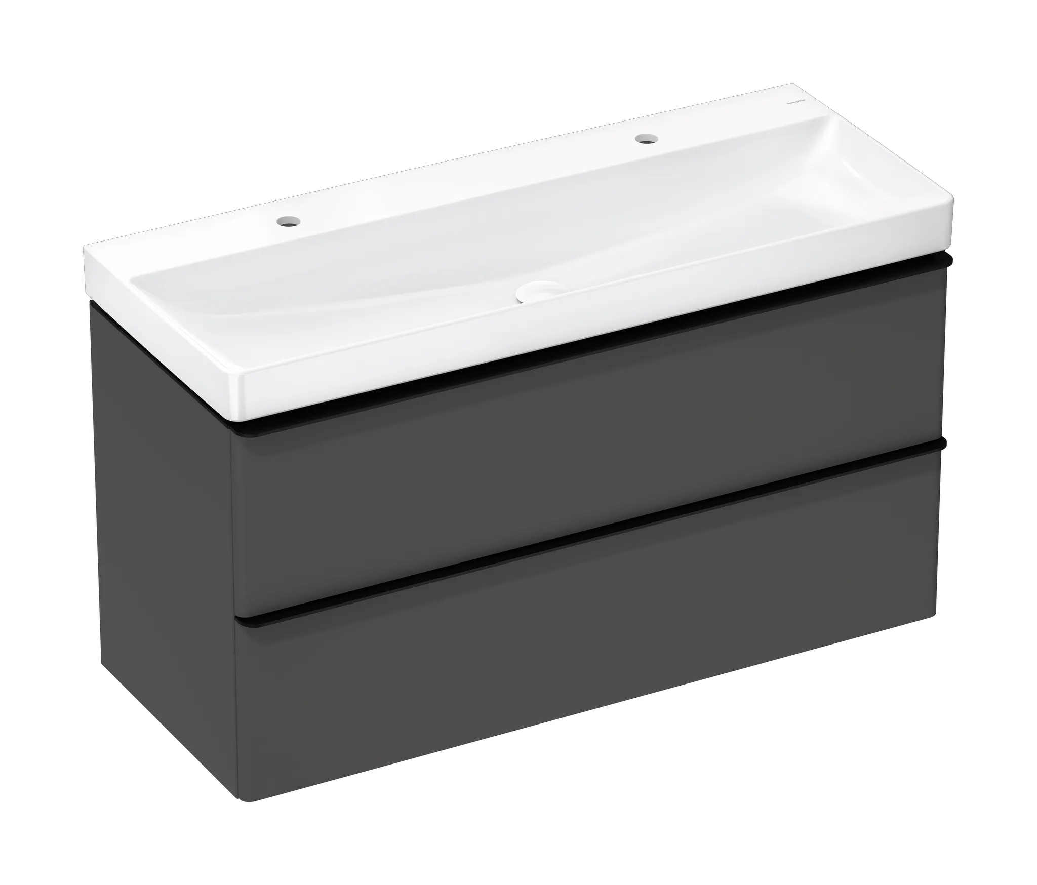 Hansgrohe Xelu Q Waschtisch 1200⁄480 mit 2 Hahnlöchern, SmartClean, Weiß Hansgrohe Xelu Q Waschtisch 1200⁄480 mit 2 Hahnlöchern, SmartClean, Weiß