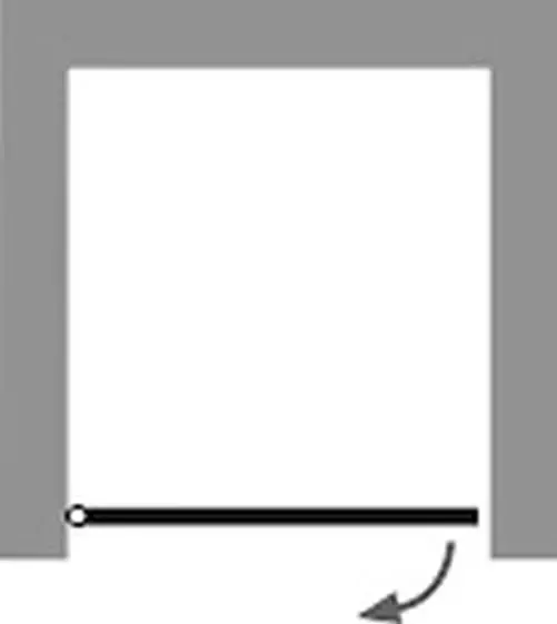 HSK teilgerahmte Drehtür „Exklusiv 2.0“ Glas Perla, Profile Alu Silber-matt, H: 2000 mm HSK teilgerahmte Drehtür „Exklusiv 2.0“ Glas Perla, Profile Alu Silber-matt, H: 2000 mm