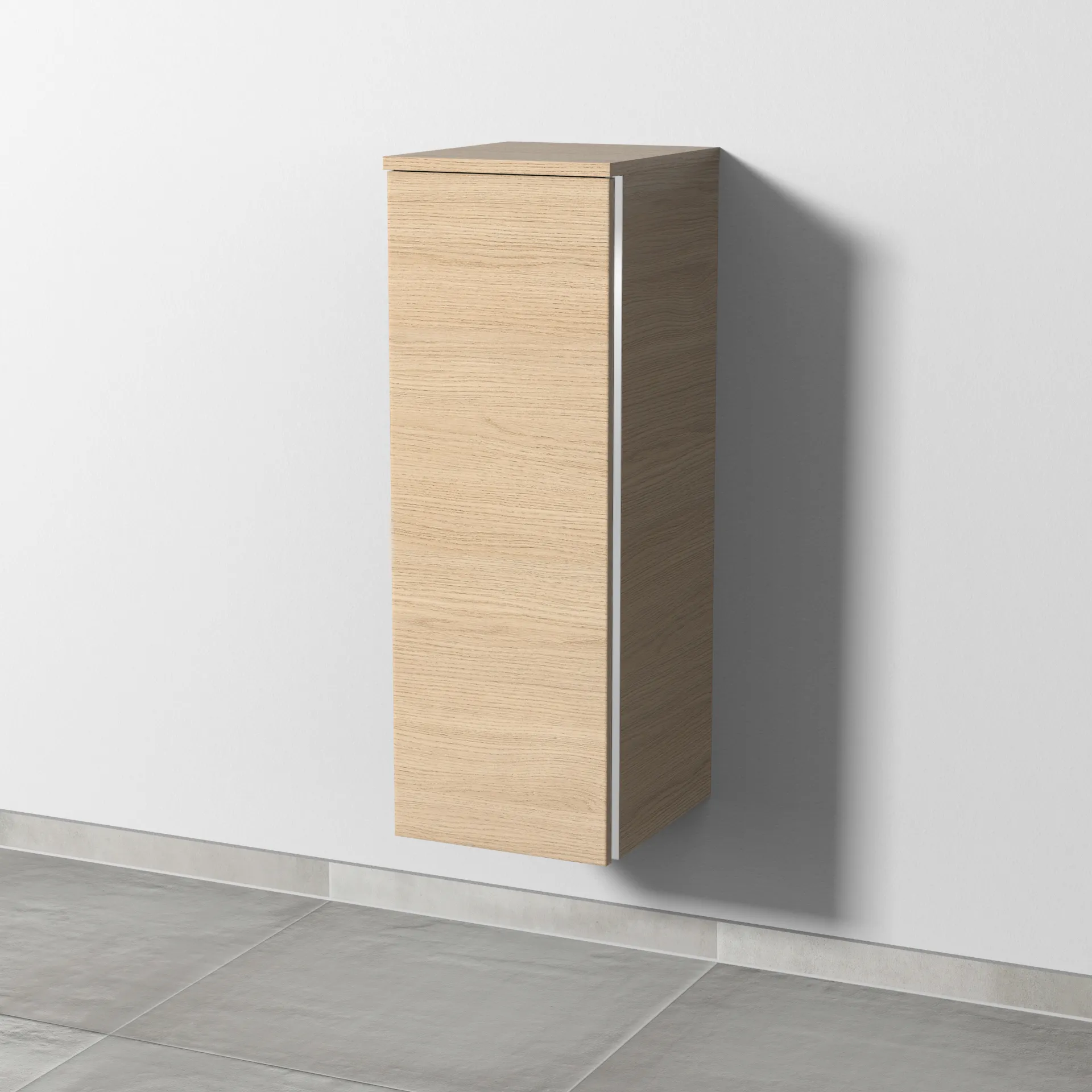 Sanipa Mittelschrank „3way“ 300 × 850 × 345 mm Anschlag links, in Eiche Nordic, Anschlag links