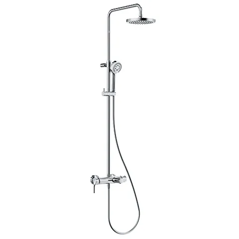 LOGO EHM Dual Shower System mit Wanneneinlauf chrom LOGO EHM Dual Shower System mit Wanneneinlauf chrom