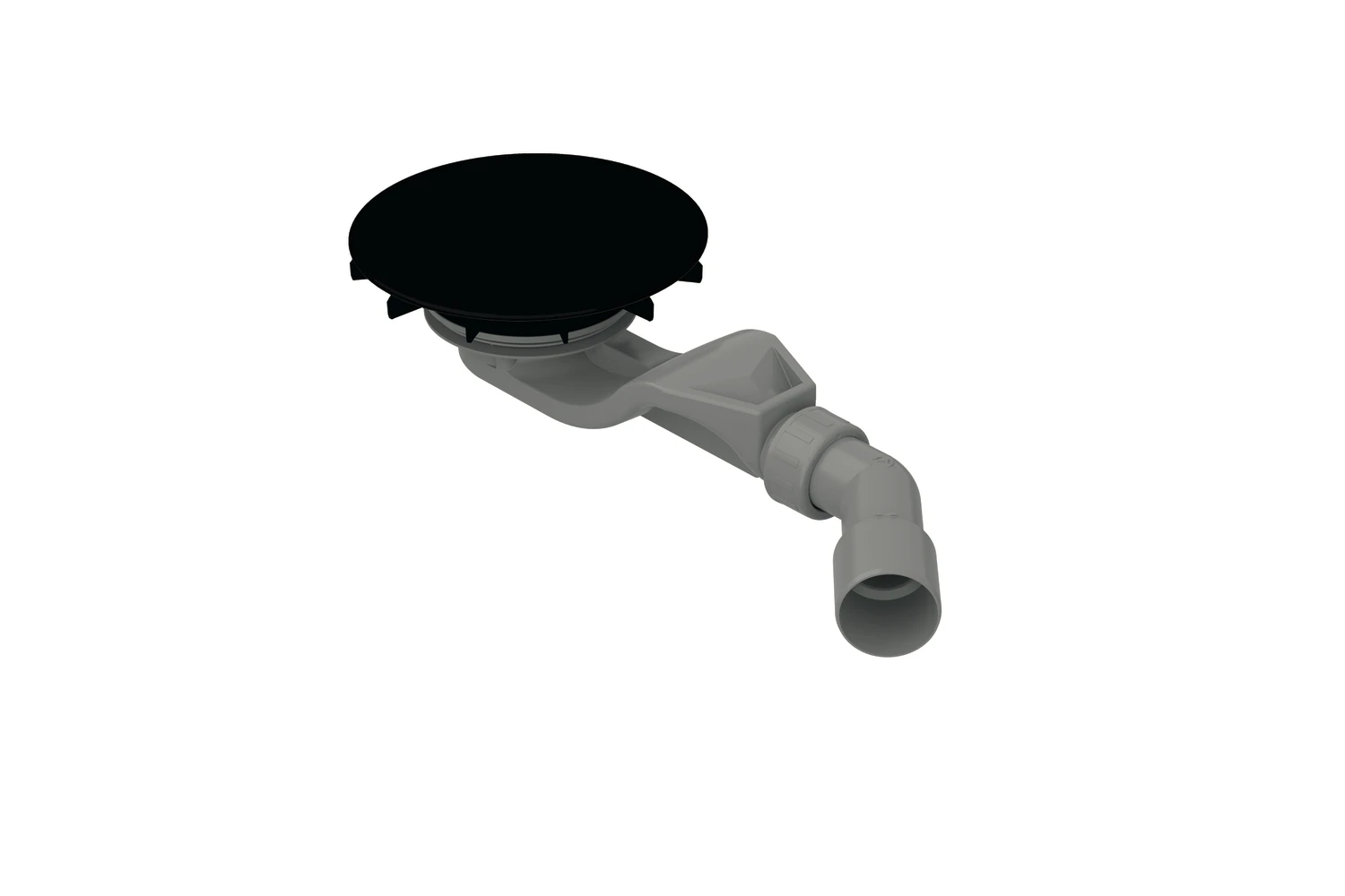 Bette Ablaufgarnitur für Duschwannen „BetteAir“ 30 Modell B524 152 mm in Raven