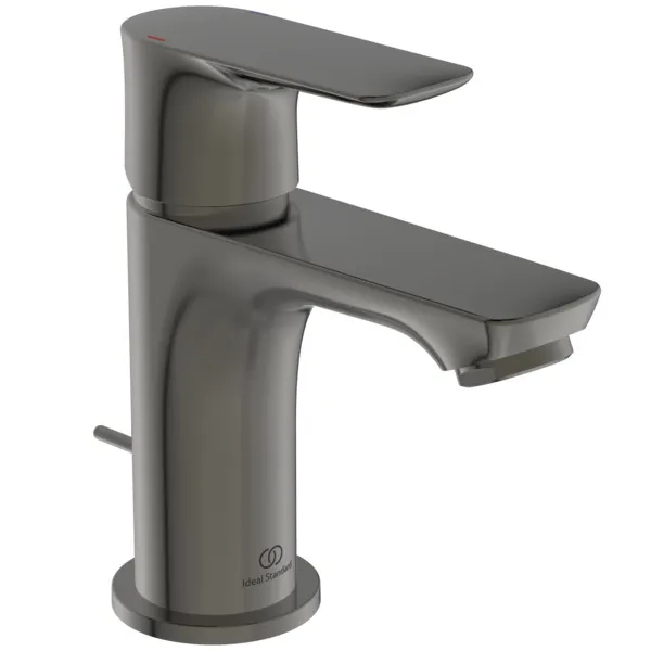 Waschtischarmatur Connect Air, Piccolo, 5l/min., mit Ablaufgarnitur, Ausladung 90mm, Brushed Gold