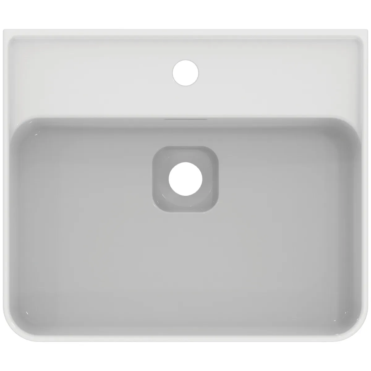 Waschbecken „StradaII“ 50 × 43 × 17 cm, Hahnlochposition mittig Waschbecken „StradaII“ 50 × 43 × 17 cm, Hahnlochposition mittig