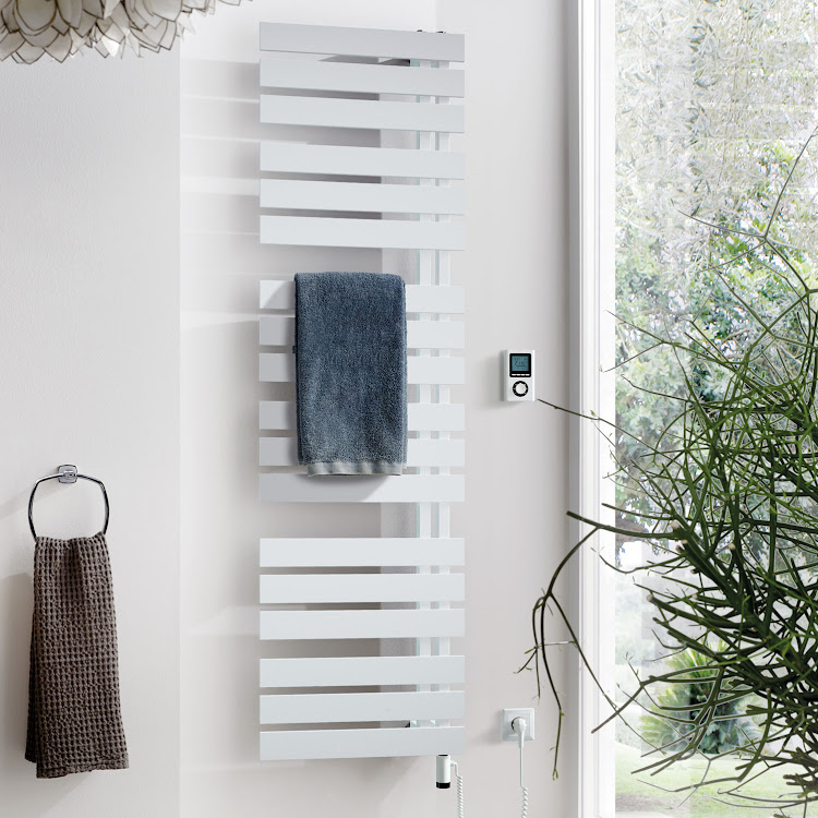 HSK Design-Handtuchwärmer „Yenga“ Elektrobetrieb 60 × 182,4 cm in Weiß HSK Design-Handtuchwärmer „Yenga“ Elektrobetrieb 60 × 182,4 cm in Weiß
