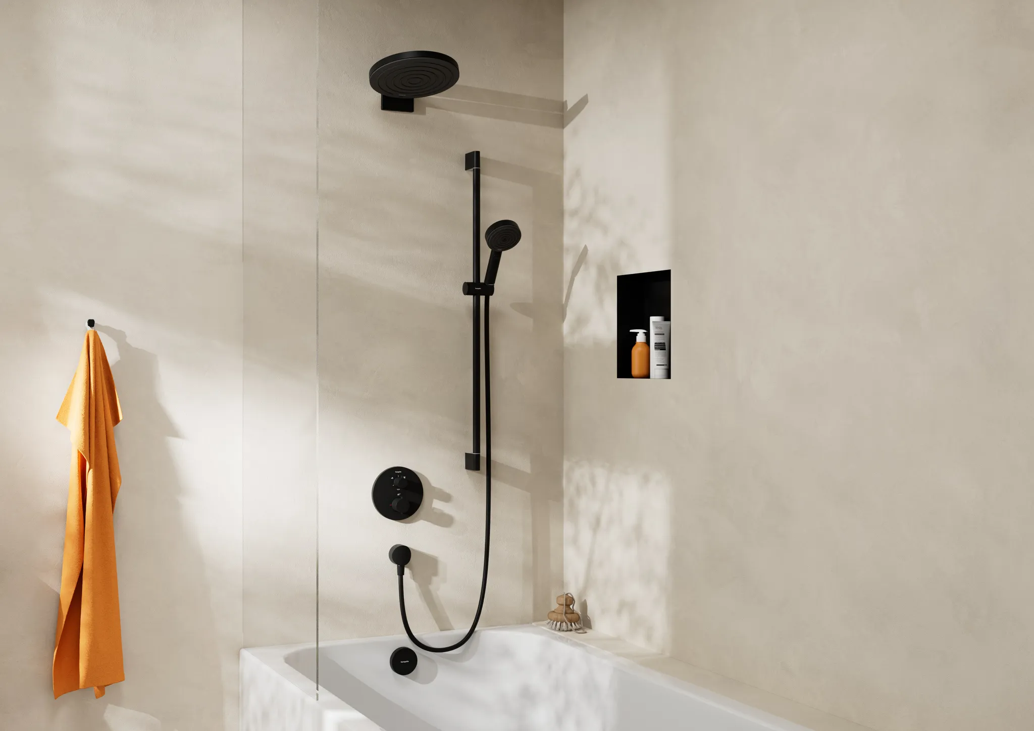 Hansgrohe in Mattschwarz Hansgrohe in Mattschwarz