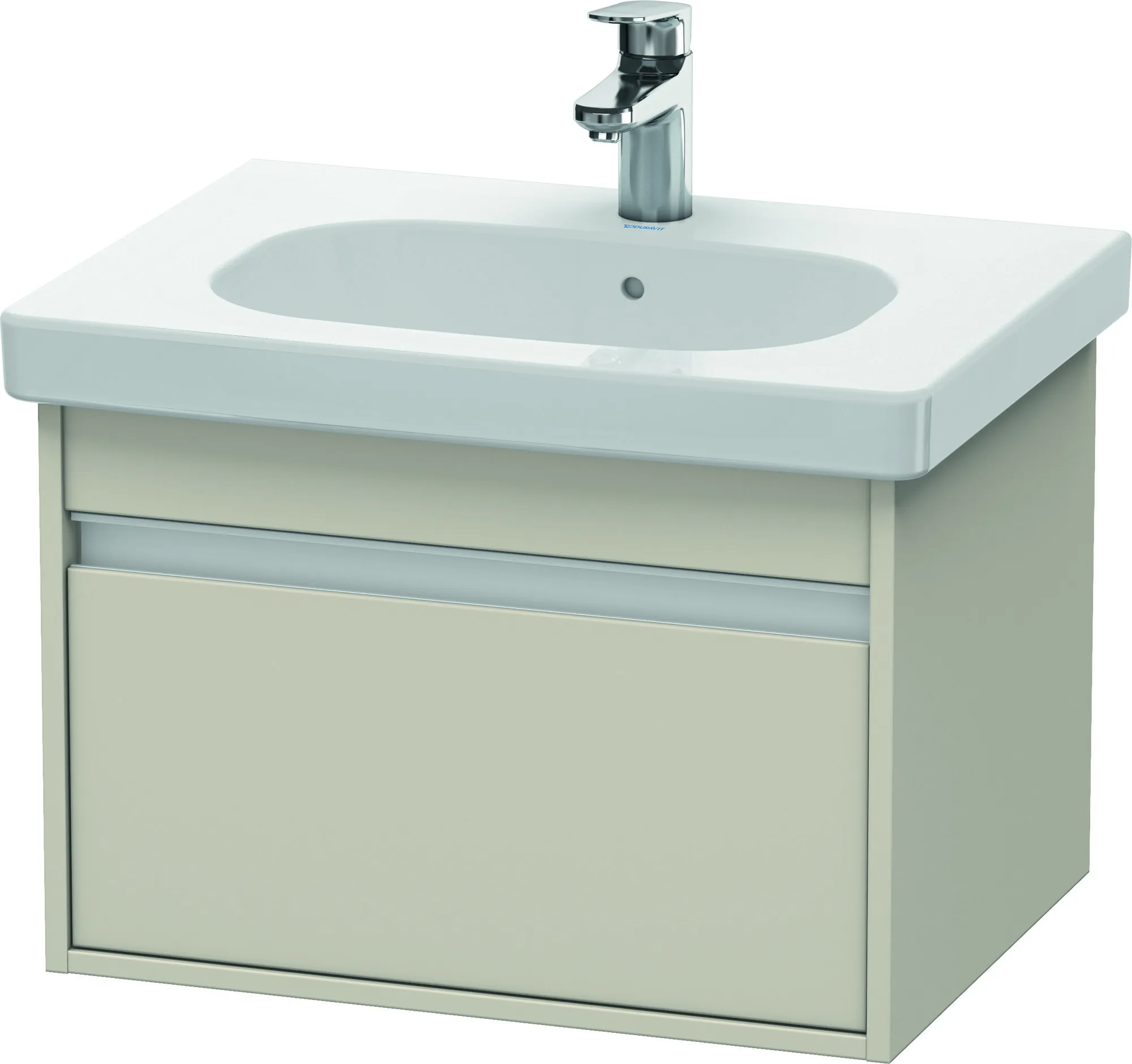 Duravit Waschtischunterschrank wandhängend „Ketho“ 60 × 41 × 45,5 cm Taupe Matt Duravit Waschtischunterschrank wandhängend „Ketho“ 60 × 41 × 45,5 cm Taupe Matt