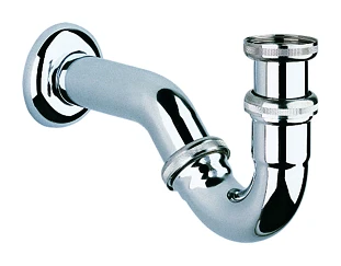 Röhren-Geruchverschluss 1 1/4'' 28946, für Bidet, chrom