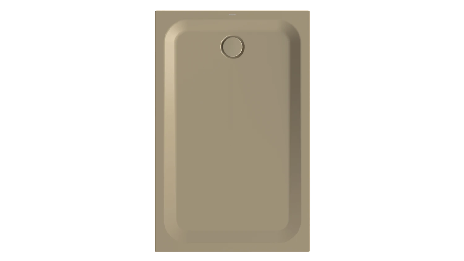 Bette rechteck Duschwanne „BetteUltra“ 1400 × 900 mm ohne Oberflächenbeschichtung, ohne Oberflächenveredelung, mit Wannenträger, in Hazel