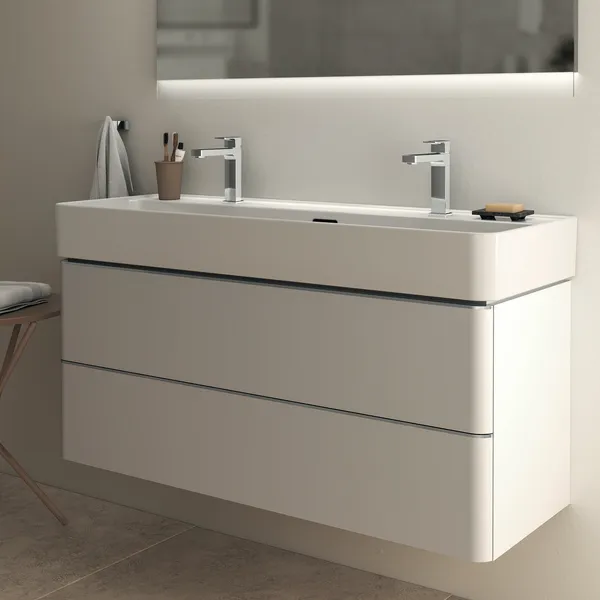 Waschtischarmatur Edge, Grande Slim, 5 l/min., ohne Ablaufgarnitur, Ausladung 138mm, Chrom Waschtischarmatur Edge, Grande Slim, 5 l/min., ohne Ablaufgarnitur, Ausladung 138mm, Chrom