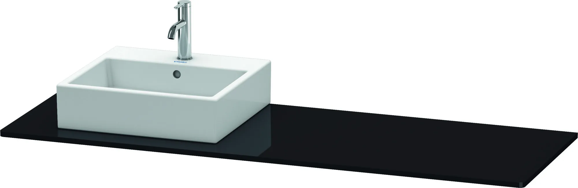 Duravit Konsole „XSquare“ in Schwarz Hochglanz Duravit Konsole „XSquare“ in Schwarz Hochglanz