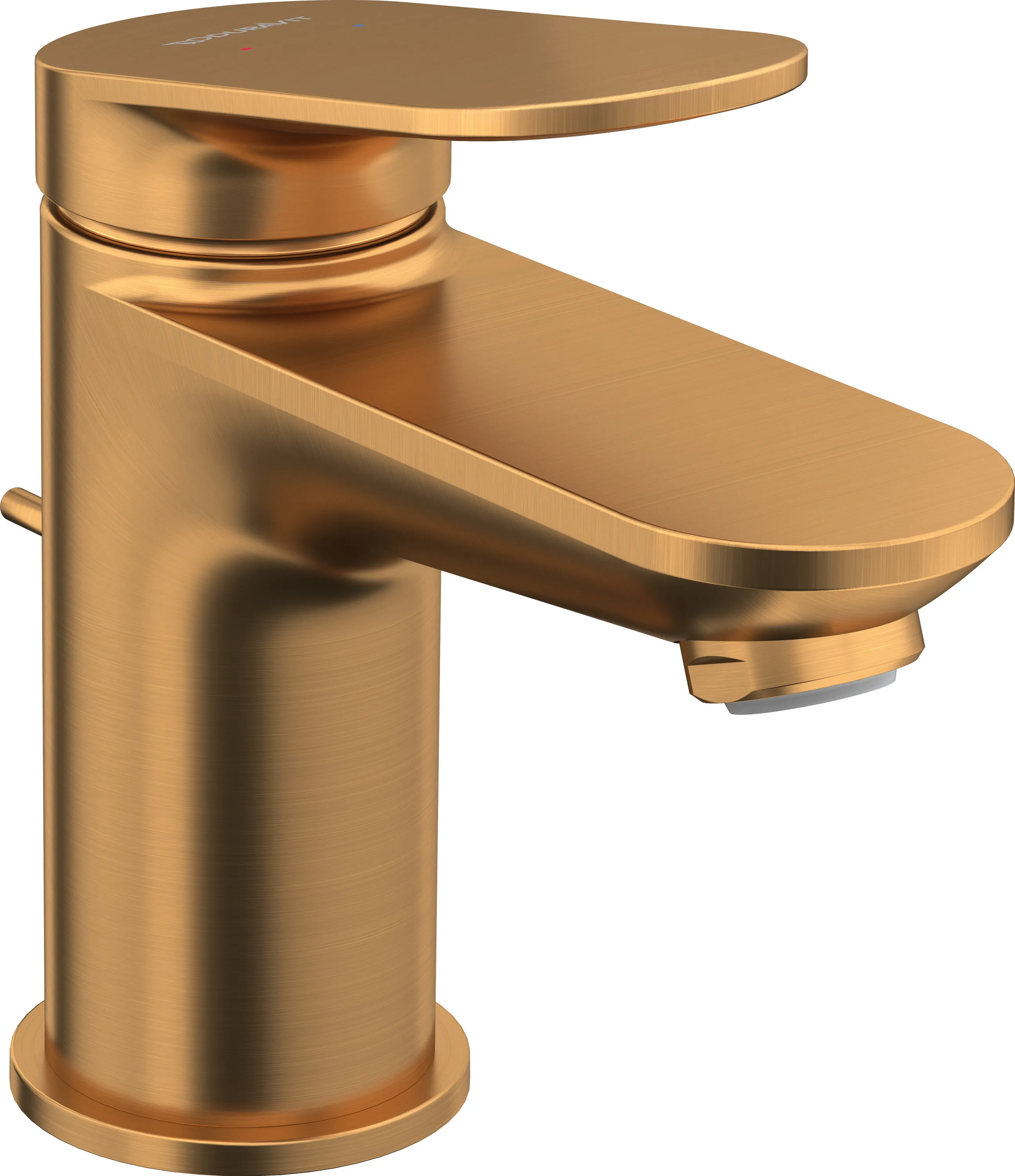 Einhand-Waschtischarmatur „Wave“ Ausladung 95 mm in Bronze (gebürstet) Einhand-Waschtischarmatur „Wave“ Ausladung 95 mm in Bronze (gebürstet)