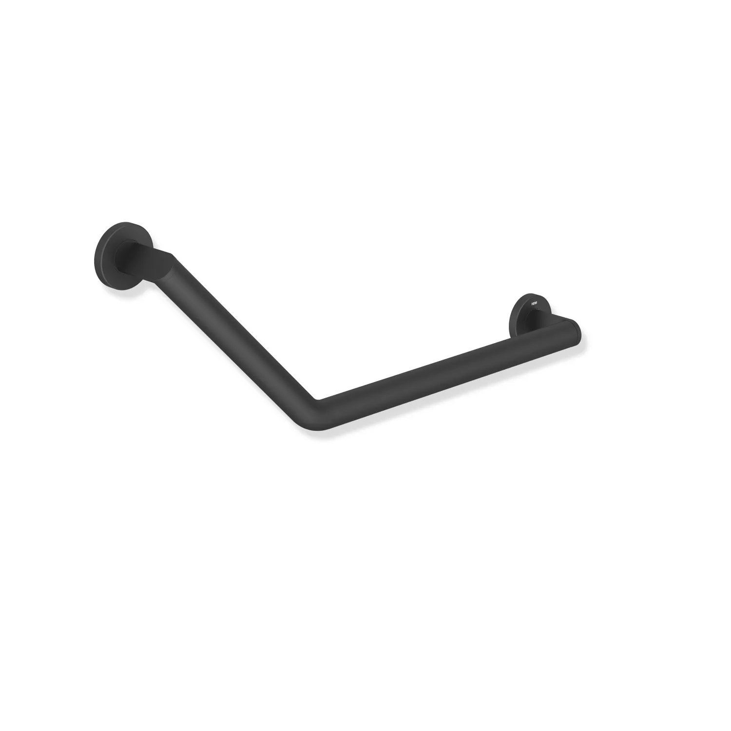 HEWI Haltegriff „System 900“ in Schwarz tiefmatt, Befestigung verdeckt HEWI Haltegriff „System 900“ in Schwarz tiefmatt, Befestigung verdeckt