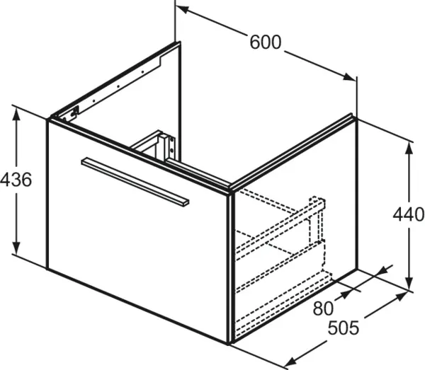 Ideal Standard i.life B 100cm Möbel-Set 1 Auszug Greige matt Ideal Standard i.life B 100cm Möbel-Set 1 Auszug Greige matt