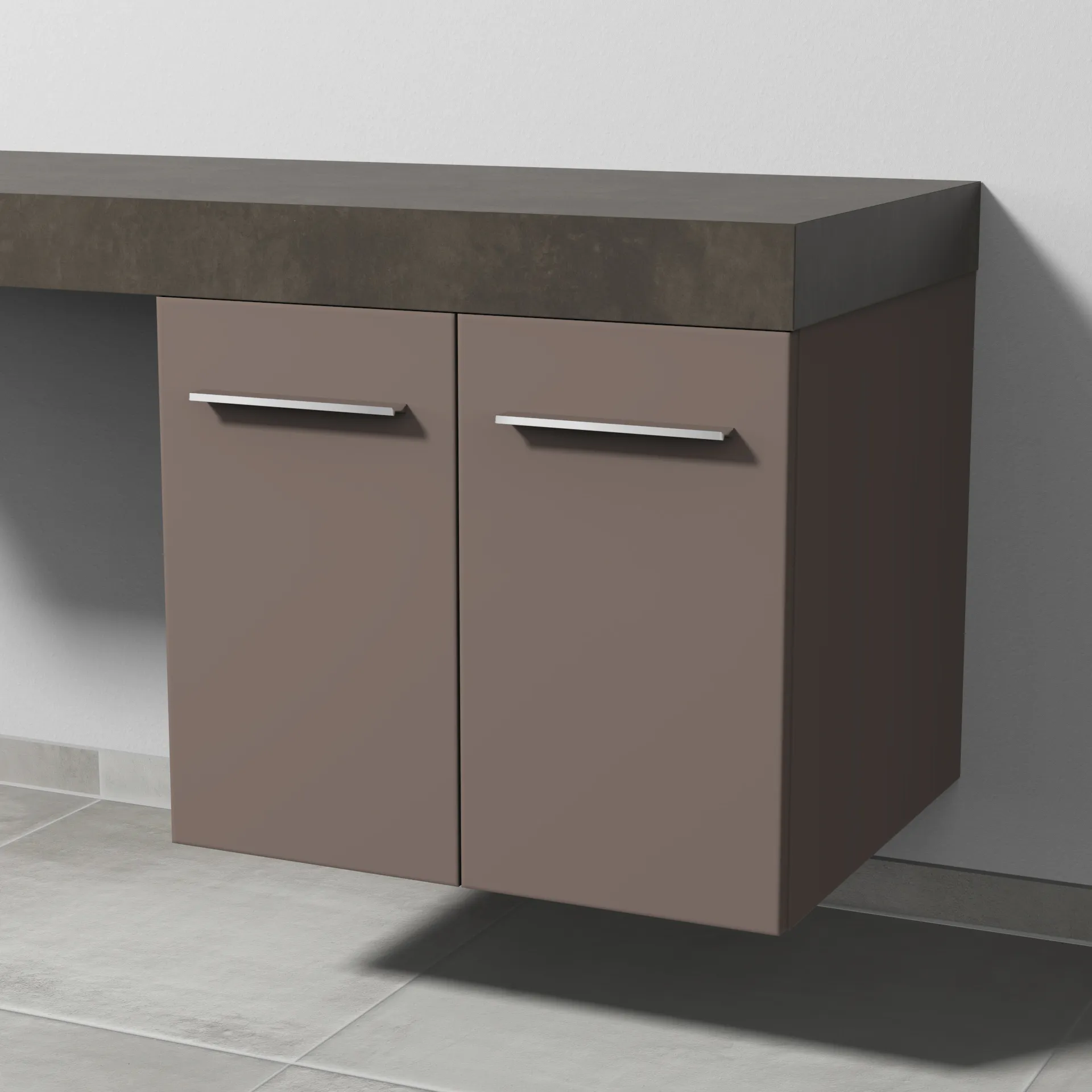 Sanipa Anbauschrank „2morrow“ 600 × 510 × 520 mm in Taupe (matt)