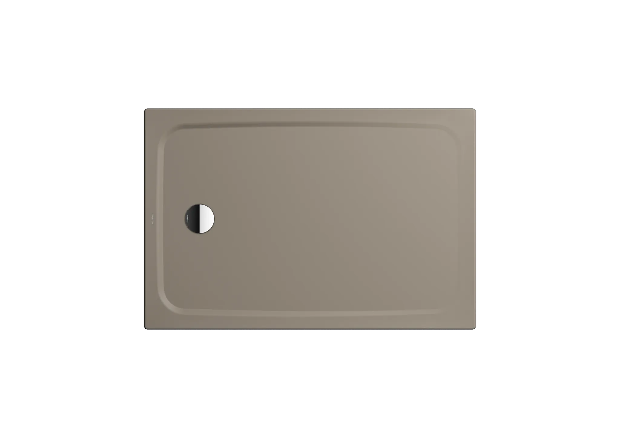 Kaldewei rechteck Duschwanne „Cayonoplan“ 100 × 140 cm ohne Oberflächenbeschichtung, mit Antislip Secure Plus, in warm grey 60