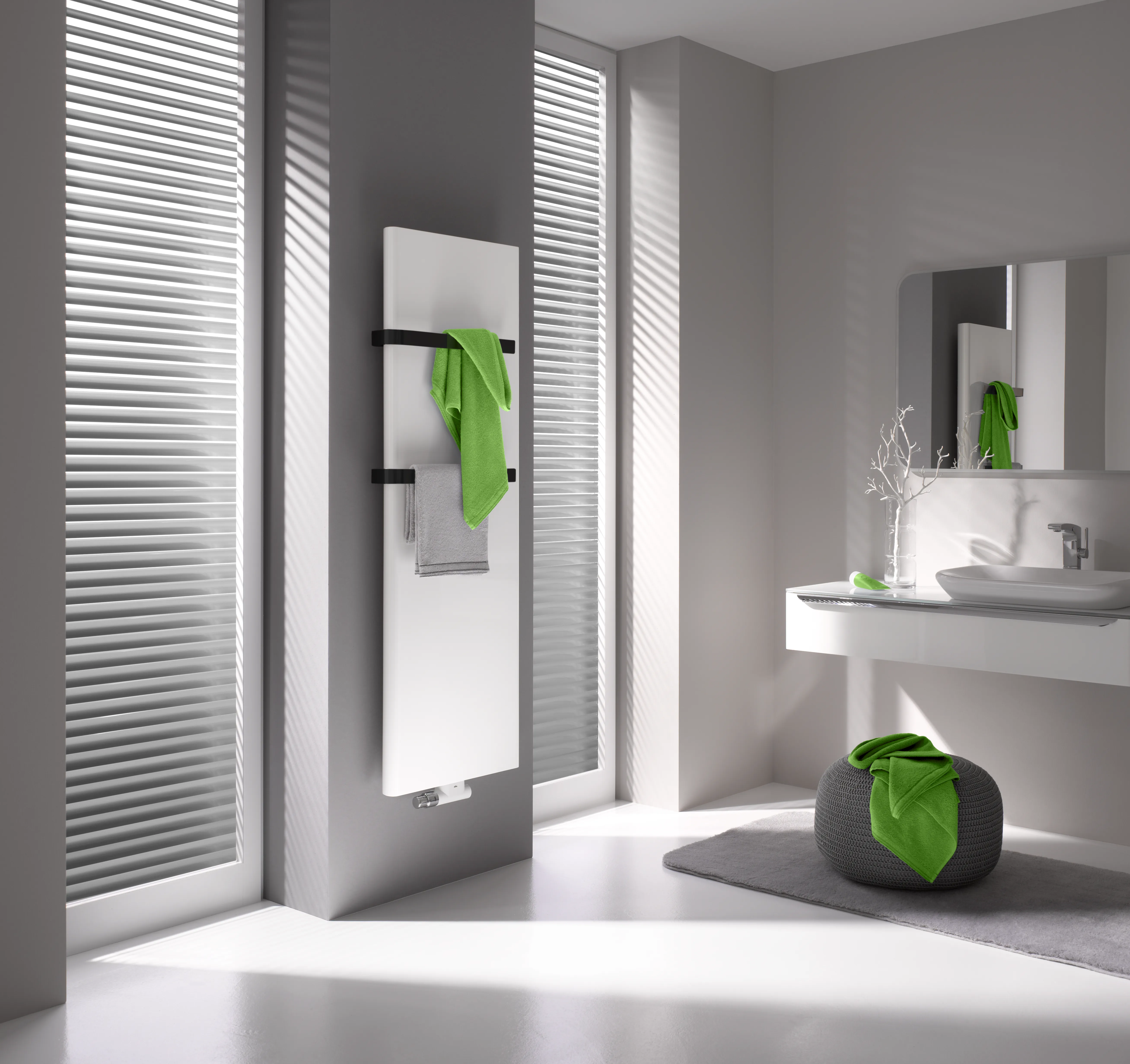 Kermi Design-Heizkörper „Pateo®“ 50 × 152,5 cm in Weiß Kermi Design-Heizkörper „Pateo®“ 50 × 152,5 cm in Weiß