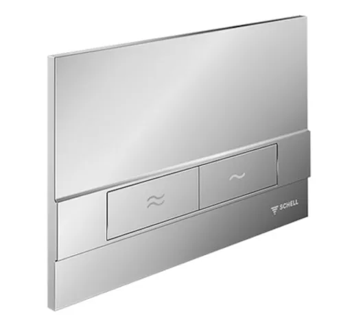 WC-Betätigungsplatte MONTUS BOARD, Frontplatte chrom WC-Betätigungsplatte MONTUS BOARD, Frontplatte chrom