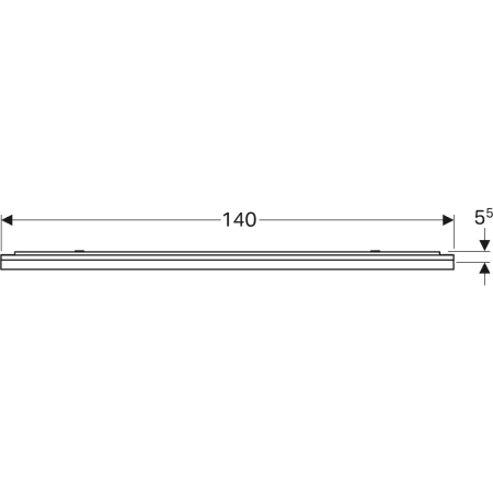 Geberit Spiegel „Xeno2“ 140 × 71 cm, rechteckig