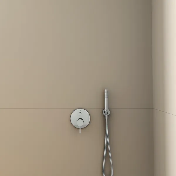 Ideal Standard Idealrain Atelier Wandhalter, runde Rosette, Handbrause & Brauseschlauch G1⁄2, Chrom Ideal Standard Idealrain Atelier Wandhalter, runde Rosette, Handbrause & Brauseschlauch G1⁄2, Chrom