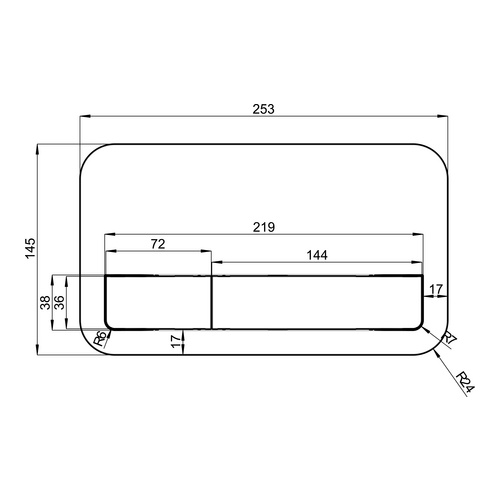 Set WC-Vorwandelement ViConnect Installationssysteme 922461, 525 × 1120 × 135 mm, für Trockenbau mit WC-Betätigungsplatte ViConnect 2-Mengen-Spülung, Weiß