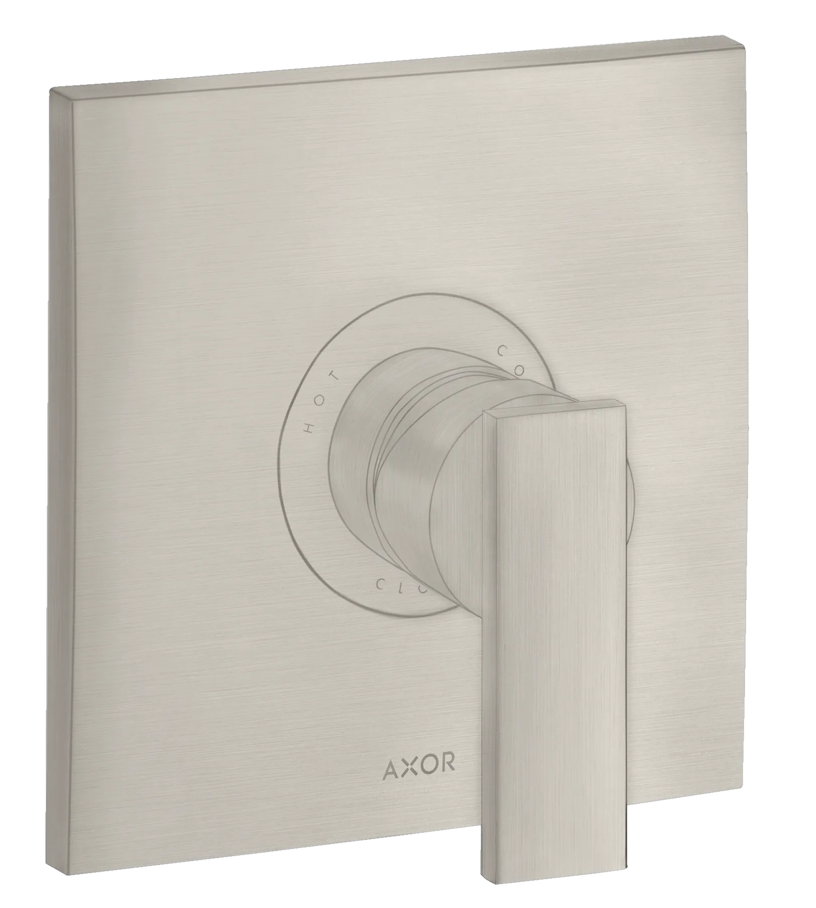 Hansgrohe AXOR Citterio Einhebel-Brausemischer Unterputz mit Hebelgriff, Edelstahl Optic