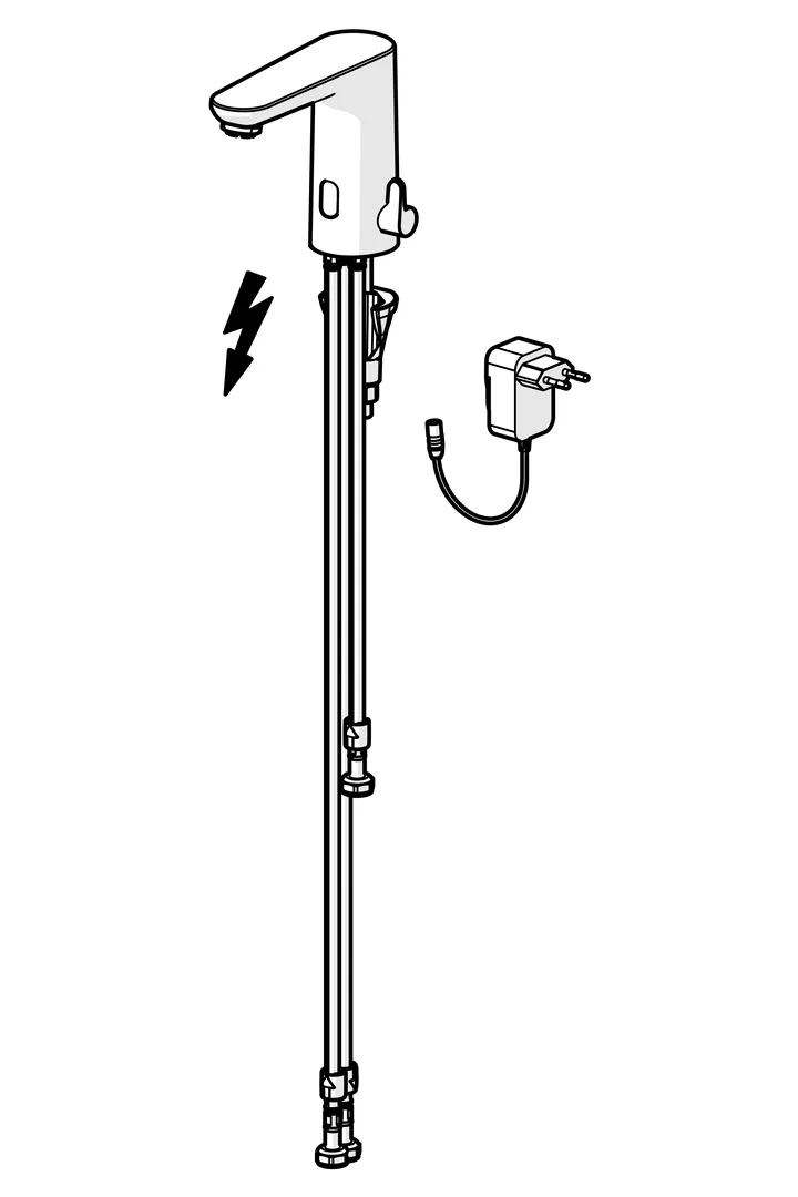 HansaELECTRA 9273 chr Waschtischarmatur, Standmontage, Niederdruck, Bluetooth HansaELECTRA 9273 chr Waschtischarmatur, Standmontage, Niederdruck, Bluetooth