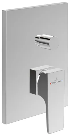 Einhand-Unterputz-Armatur „Architectura Square“ 5,4 cm in Chrom