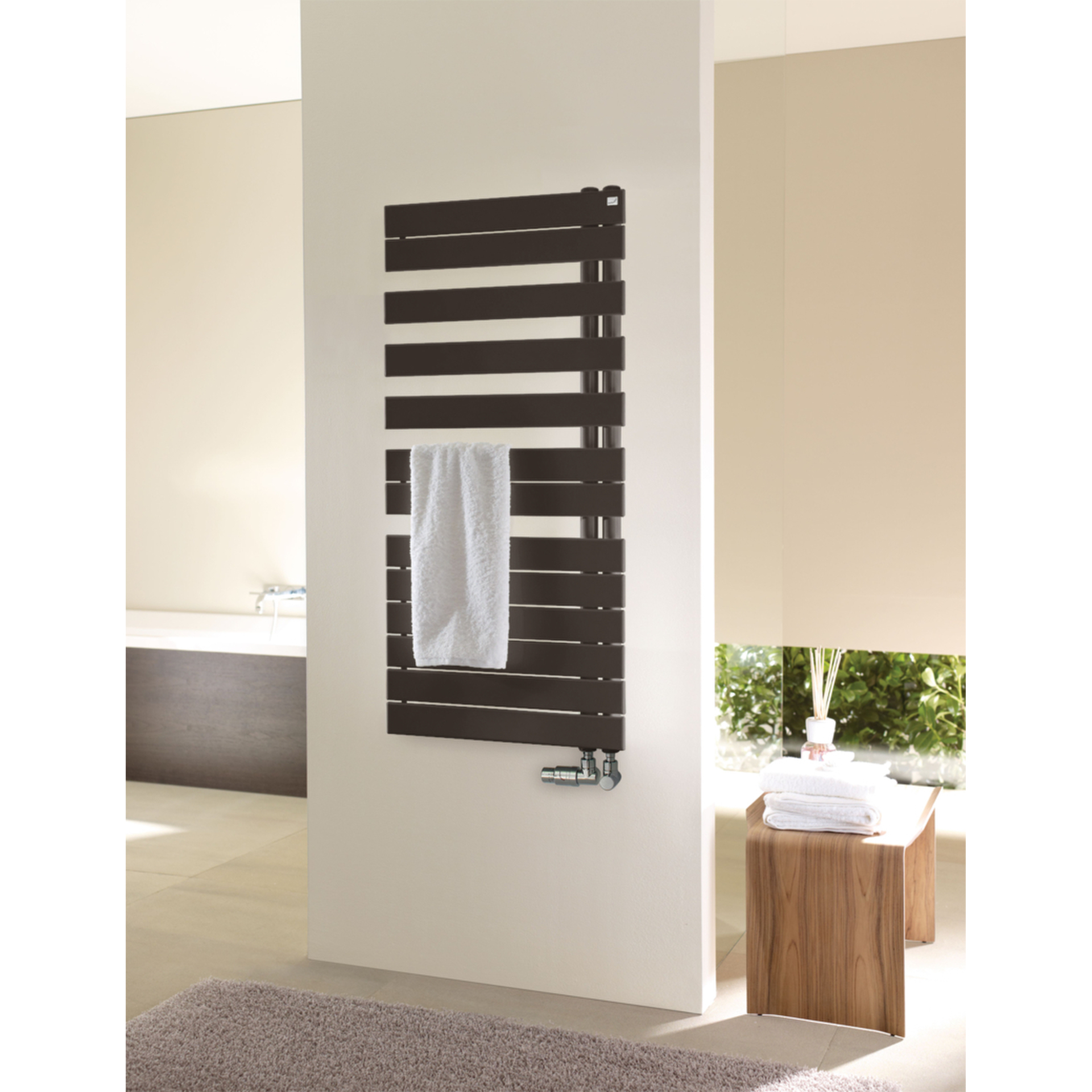 Zehnder Design-Heizkörper Roda Spa Asym ROFR-080-055 Brown Quar.