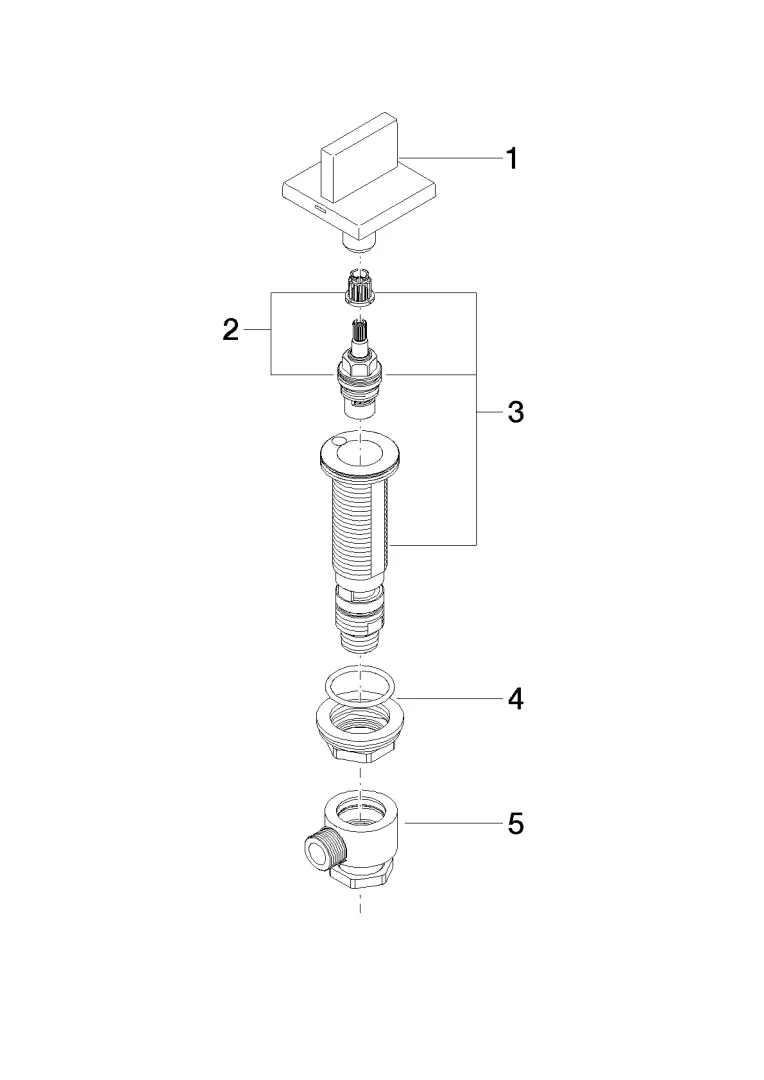 Dornbracht MEM Seitenventil, rechtsschließend, kalt - Messing gebürstet (23kt Gold) Dornbracht MEM Seitenventil, rechtsschließend, kalt - Messing gebürstet (23kt Gold)