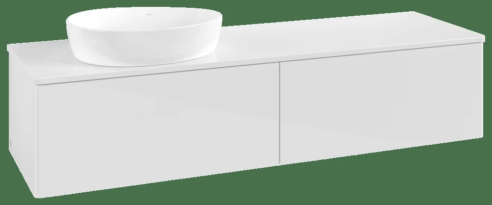 Villeroy & Boch Antao Waschbeckenunterschrank L37_1 1600x360x500mm Glossy White Lacquer
