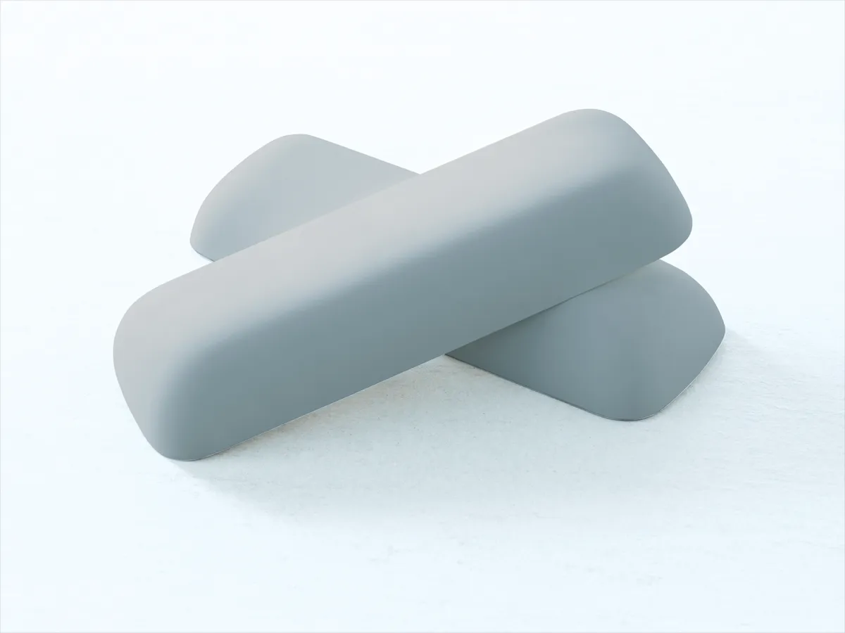 Kaldewei Multifunktionskissen „Experience“ 35 × 12 cm in grau (2 Stück)