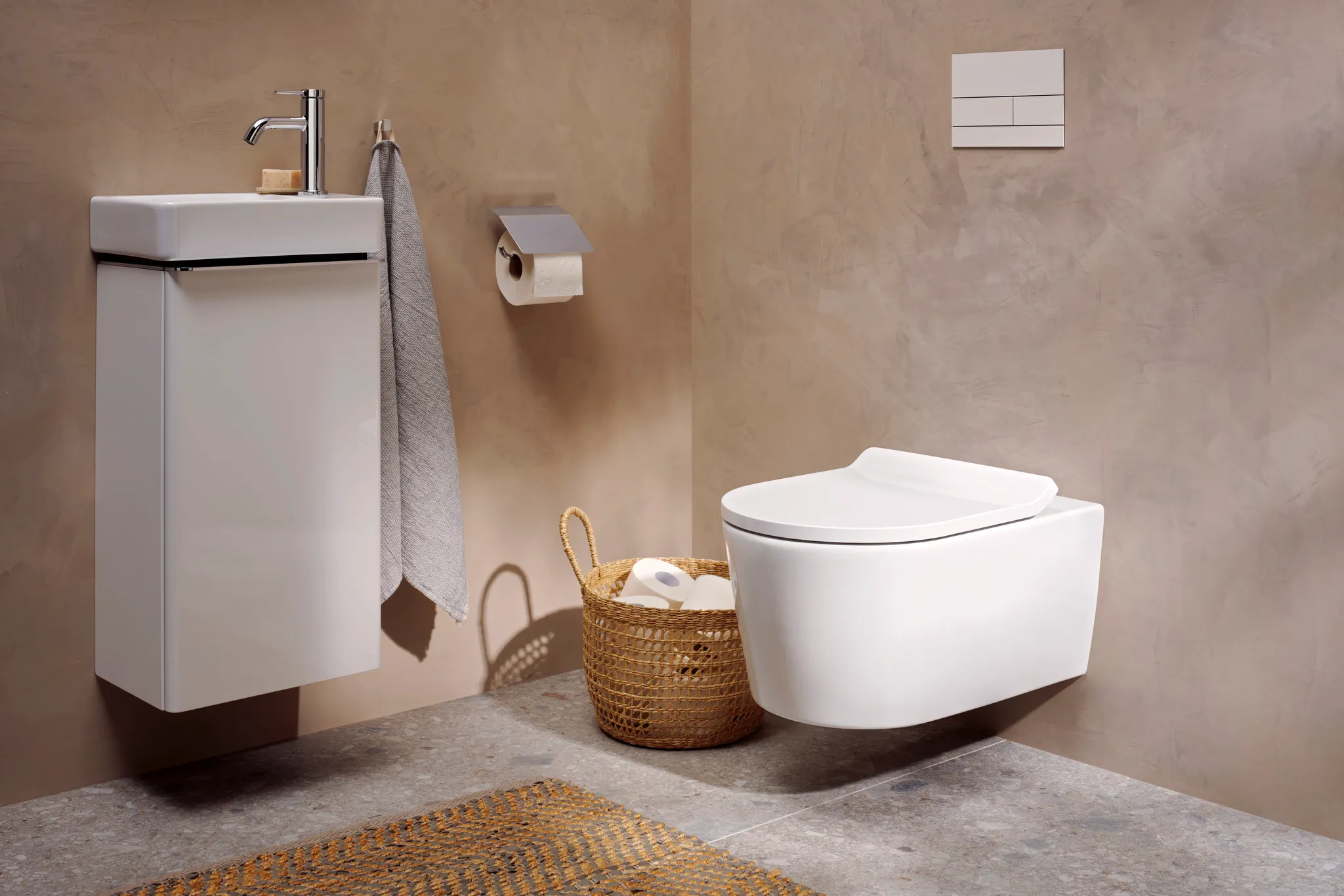 WC „EluPura S“, Befestigung verdeckt WC „EluPura S“, Befestigung verdeckt