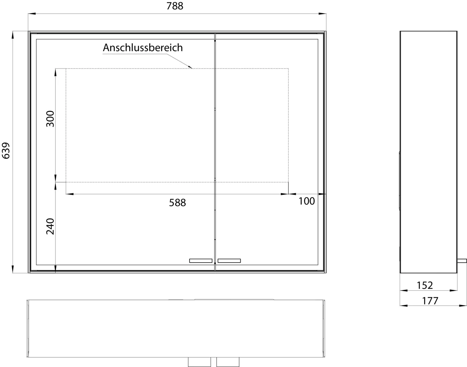 emco Spiegelschrank „prestige 2“ 78,8 × 63,9 × 17,7 cm emco Spiegelschrank „prestige 2“ 78,8 × 63,9 × 17,7 cm