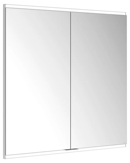 Royal Modular 2.0 800210101000300 Spiegelschrank beleuchtet Wandeinbau, 1 Steckd./1 USB 1000 x 900 x 120 mm silber-eloxiert