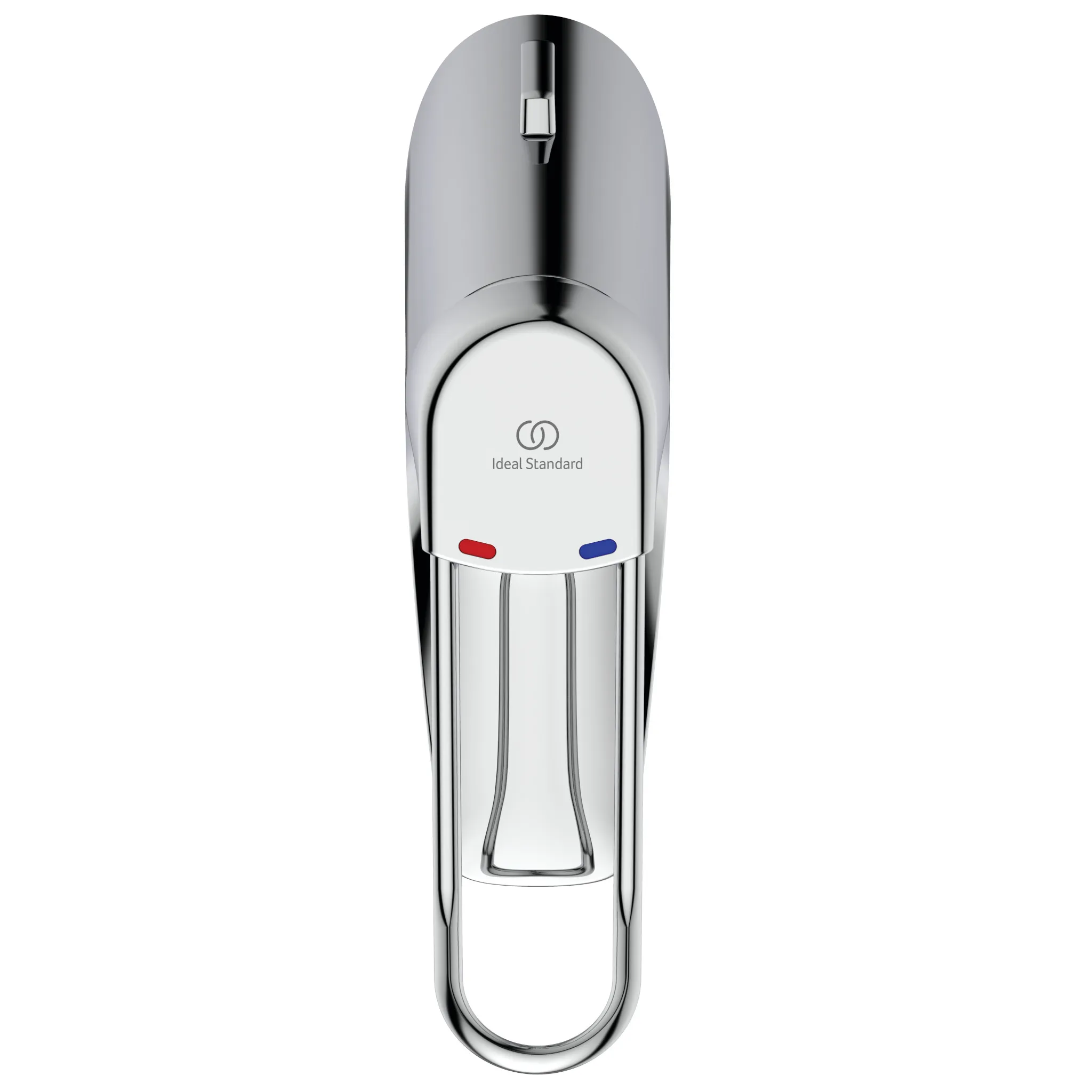 Waschtischarmatur Ceramix Blue, mit Bügelgriff, mit Ablaufgarnitur, mit CU-Rohren, Ausladung 135mm, Chrom Waschtischarmatur Ceramix Blue, mit Bügelgriff, mit Ablaufgarnitur, mit CU-Rohren, Ausladung 135mm, Chrom