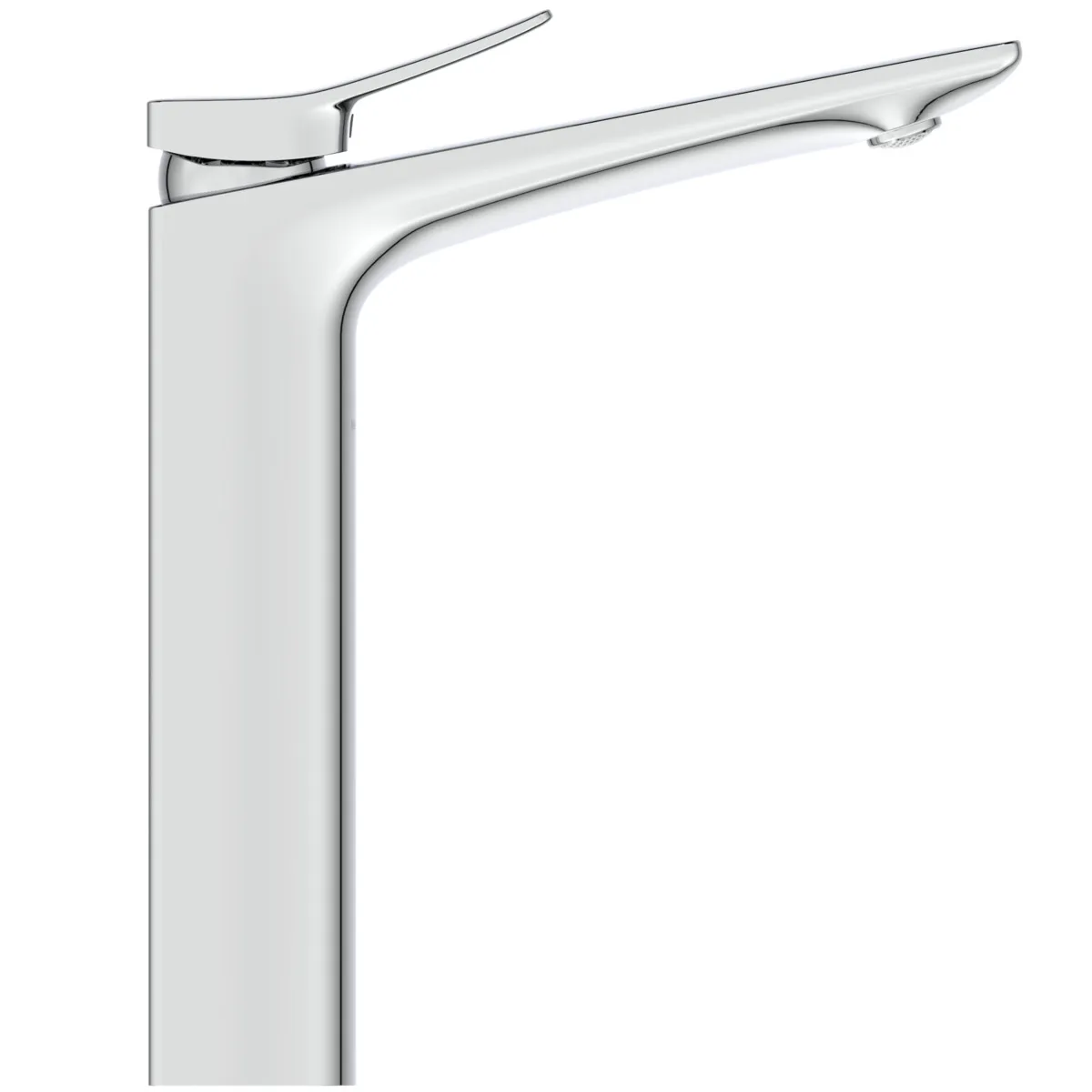 Waschtischarmatur Conca, mit verlängertem Sockel, ohne Ablaufgarnitur, Ausladung 150mm, Brushed Gold Waschtischarmatur Conca, mit verlängertem Sockel, ohne Ablaufgarnitur, Ausladung 150mm, Brushed Gold